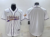 Men's Minnesota Vikings Blank White Stitched MLB Cool Base Nike Baseball Jersey,baseball caps,new era cap wholesale,wholesale hats